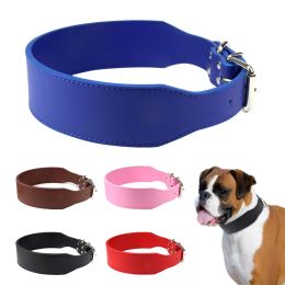 Collars Width 5cm Durable Large Dog Collar Microfiber Leather Pet Neck Strap Fish Shape Collar for Medium Big Dogs Pitbull Bulldog L3xl