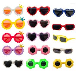 Dog Apparel Pet Products Funny Heart Sunglasses Summer Party For Small Pos Tools Swimming Accessories