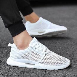 Boots Fujeak Summer Lightweight Sneakers Outdoor Running Shoes Men's Mesh Casual Shoes Trendy Walking Footwear Big Size Mens Shoes