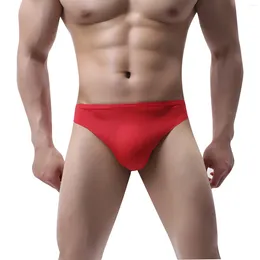 Underpants Thong With U-Shaped Pouch And Seamless Low Waisted Sexy Underwear Sexiest Body Porn Man Costume Men's