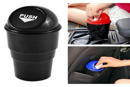 1Picecs Automotive Cup Holder Garbage Can Trash Bin Small Mini Car storage bag Organizer2483105