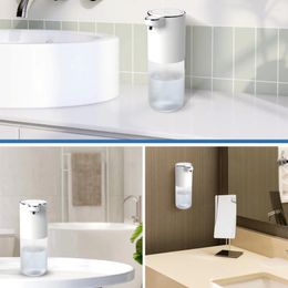 Liquid Soap Dispenser 400ML Hand Pump Large Capacity Smart Sensor Touchless Rechargeable Bathroom Supplies