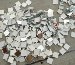 Mirrors 1x1cm Small Glass Square Craft Mirrors Bulk 200 Pieces Mosaic Tiles