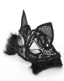 Fashion Accessories Halloween Fox Halfface Eye Mask Porn Women Lace Party Nightclub Queen Erotic Lingerie Masquerade Sexy Cosplay3693518