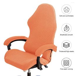 Chair Covers Nordic Style Cover Easy To Instal Gaming Protector Thickened Elastic With Zipper For Computer