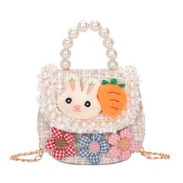 Children's Bags Pearl Handbag Cartoon Shoulder Bag Little Fragrance Princess Cute backpack