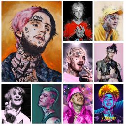 Stitch 5D Rapper Lil Peep Full Diamond Painting Music Singer Star Art Poster Cross Stitch Kits Embroidery Picture Mosaic Home Decor DIY
