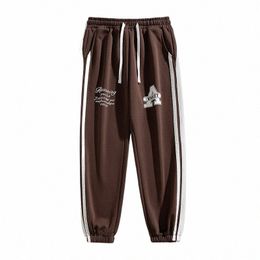 men Spring Black Tactical Baggy Pant Cott Drawstring Sports Casual Trousers Loose Jogging Pants High Street Harajuku Sweatpant i5PF#
