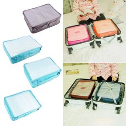 Storage Bags Foldable Travel Bag Fashion DIY Mesh Clothing Multi Size Essentials Organiser Clothes