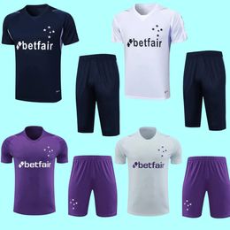 23 24 Cruzeiro Tracksuits Soccer Jerseys Short Sleeve M. VITAL NETO MOURA BRUNO R. W. RIBEIRO WILLIAM Soccer Sets 2023 2024 Football Shirt Training