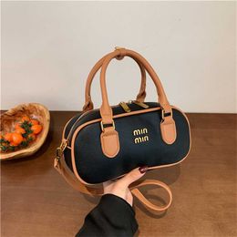 Texture handbag for women new versatile single crossbody popular bowling this year 70% Off Online sales