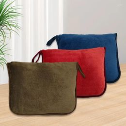 Blankets Drop Warm Soft Polyester Small Blanket Office Nap Coral Fleece Solid Colour Cushion