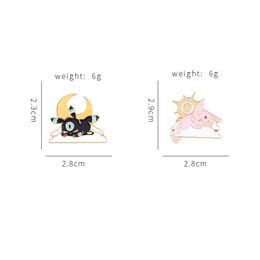 Other Fashion Accessories Exquisite Cartoon Cute Little Monster Metal Paint Brooch Creative Animation Surrounding Badges Childrens G Dhq9O