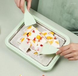 Decorative Figurines Stir-fried Yoghourt Machine Household Small Ice Plug-in-free Homemade For Children.