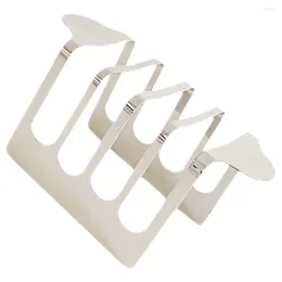 Kitchen Storage Countertop Toast Stand Reusable Accessory Display Shelves Bread Rack Deep Fryer Holder Tabletop