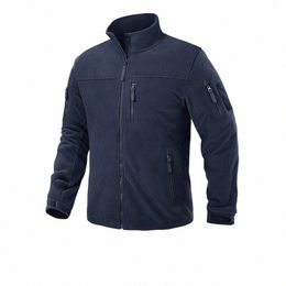 magcomsen Men's Fleece Jackets Fall Winter Cold Weather Thermal Tactical Jackets Windproof Full Zip Jackets Field Work Outwear K0I3#