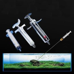 Tanks Aquarium Plants Growth Heathy Fertiliser Liquid Syringe Injector 30cm 50cm For Grass Tank