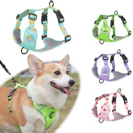 Harnesses Big Dog Harness No Pull Adjustable Vest For Small Medium Large Dogs Walking Running Chest Strap French Bulldog Labrador Harness