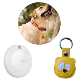 Trackers Dog Gps Tracker Airtag Pet Mini Locator For Cats Puppy Tracking Device With Case Waterproof Smart Antilost Key Finders
