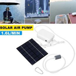 Pumps USB Solar Panel Water Pump Oxygenation Solar Panel Fountain 1.6L/MIN Rechargeable 2000MA for Fish Tank Aquarium