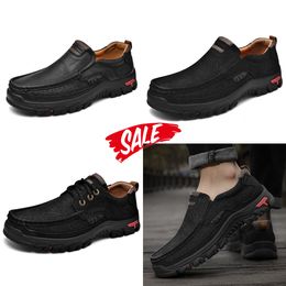 Fashions Leather men's leather loafers men's casual leather shoes hiking shoes Casual GAI EUR 38-51