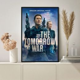 Calligraphy The Tomorrow War Movie Poster Canvas Print Art Wall Painting Home Decoration Gift