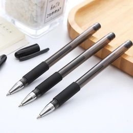 3pcs/Set Business Signature Pen Black Pearl Gel Ink Pens 0.5mm Ballpoint Tip For Writing Office School Supplies