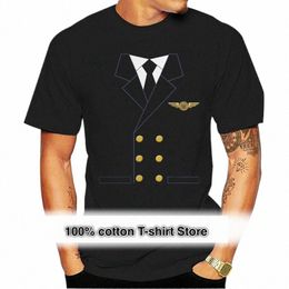 halen Airline Aeroplane Pilot Navy Adult T-Shirt U7kz#