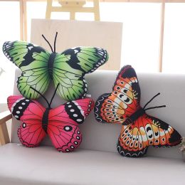 Cushions Colourful Butterfly Plush Pillow Stuffed Lifelike Butterfly Throw Pillow Cushion Home Sofa Decoration Cushion