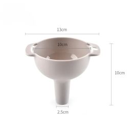 2024 Funnels Set Oil Funnel Strainer Kitchen Tools Oil Water Spices Wine Flask Philtre Funnel Plastic Kitchen Accessories - for kitchen oil