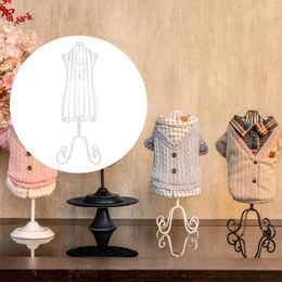 Dog Apparel Clothing Display Stand Pet Hanger Holder Rack Garment Model Cat Wrought Iron Clothes Organizer Hanging