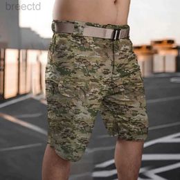 Men's Shorts Mens Shorts Mens Summer Button Zipper Flight Shorts City Military Tactical Straight Leg Pockets Solid Camo Printed Commercial Shorts 24325