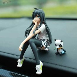 Action Toy Figures 14CM Anime Character My Teenage Romantic Comedy Yukinoshita Yukino Character Model Doll Toy Gift Collection Box Decoration PVC MaterialC24325