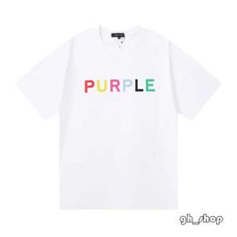 Purple Shirt Purple Brand Shirt Tshirts Mens Shirt Women T Shirt S M L Xl 2024 New Style Clothes Mens Designer Graphic Tee 5903