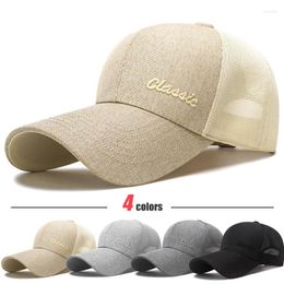 Ball Caps 4 Colors Classic Fashion Outdoor Sport Baseball Cap Casual Cotton Snapback Hats Breathable Mesh Extended Brim Style Design