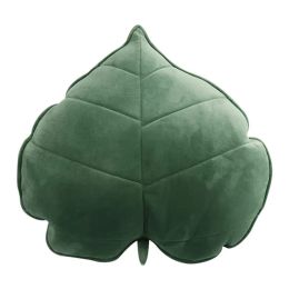 Dolls Inyahome 3D Leaf Throw Pillow Decoration Pillow Soft Back Cushion Stuffed Plush Toy Household Sofa Pillow for Home Car Bedroom