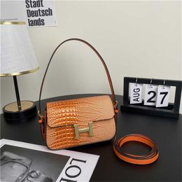 42% OFF Designer bag 2024 Handbags Xiaozhong Mini Tofu One Shoulder Small Square High Quality Crossbody Snake Pattern Womens