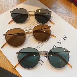 Sunglasses Vintage Retro Style Sun Glasses For Women Round Shape UV Protection Ladies Selling Female Sunglass