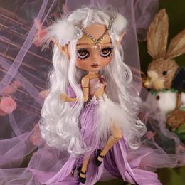 Valkyrie ICY DBS Blyth Doll Pouting Mouth Tan Skin Matte Face 16 BJD Azone S Anime Girl 240311