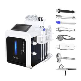 Portable 10 in 1 Water Dermabrasion Deep Cleaning Spa Facial Black Head Remover Water Facial Dermabrasion Facial Massage Machine