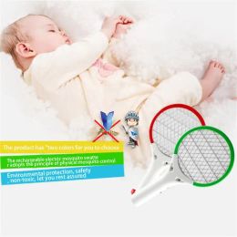 Zappers USB Car Mini Electric Mosquito Swatter Summer Mosquito Insect Racket Killer Rechargeable Handheld Bug Zapper For Bedroom Outdoor