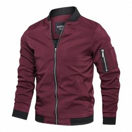men Fi Casual Windbreaker Baseball Bomber Jacket Oversized Male Coat Military Cam Army Jackets Male Clothes Streetwear W2X3#