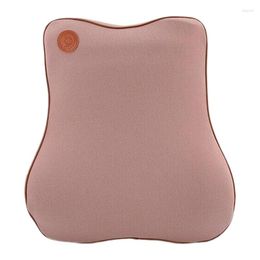 Car Seat Covers Office Chair Memory Foam Lumbar Back Support Cushion Pillow Beige