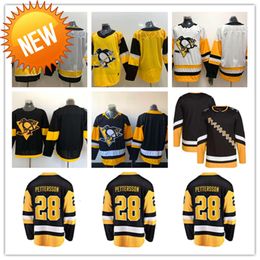 Maglie da hockey Pittsburgh Custom Penguins 55 Noel Acciari 52 Emil Bemstrom 8 Michael Bunting 77 Jeff Carter 87 Sidney Crosby 20 Lars Eller 27 Ryan Graves Tristan Jarry