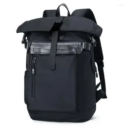 Backpack Travel For Men Rolling Top Quality Tear-resistant Hiking Sport Rucksack School Causal Hasp