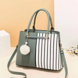 Shoulder Bags Simple And Versatile Messenger Bag Women's Autumn 2024 Color Matching Fashion Trendy Casual PU Handbag