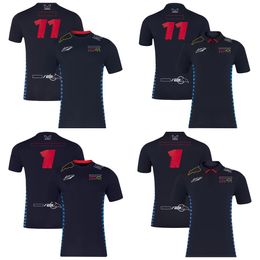 F1 Team 2024 Drivers' Clothing Men's and Women's Short Sleeve Lapel POLO Shirt Quick-drying Racing Clothes