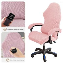 Chair Covers Simple Design Slipcover Thickened Elastic Gaming Cover With Zipper Closure Wear-resistant Armchair For Computer