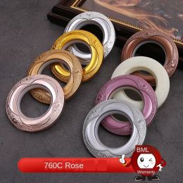 Accessories 20/40/80PCS/ LOT High Quality Home Decoration Curtain Accessories eight Colors Plastic Rings Eyelets for Curtains Grommet Top