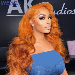 Orange Ginger Lace Front Wig Body Wave Hd Lace Wig 13X6 Human Hair Glueless 13X4 Lace Front Human Hair Wig Hd Lace Frontal Wigs
